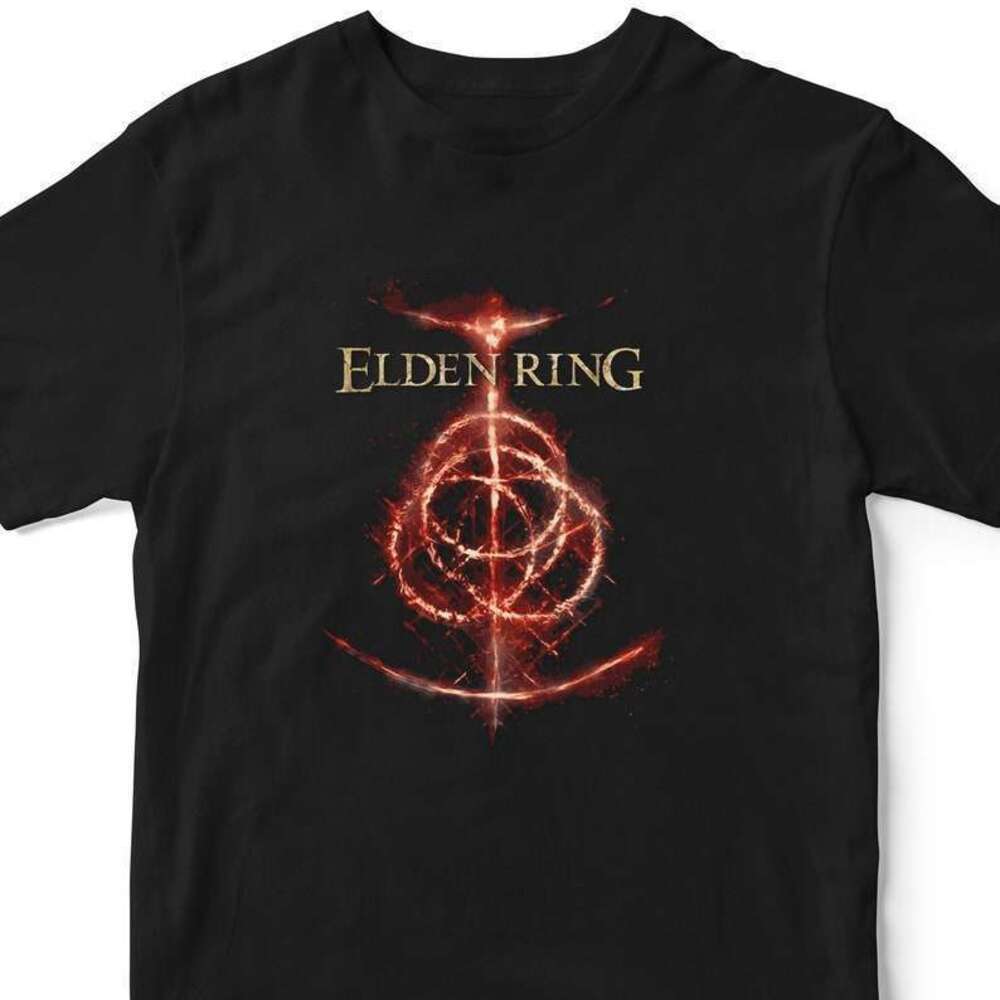 Elden Ring Dark Fantasy Game Fan Graphic Unisex T-Shirt
